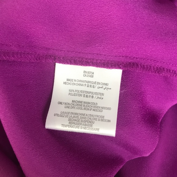 BCBG Purple Top - Picture 5 of 8